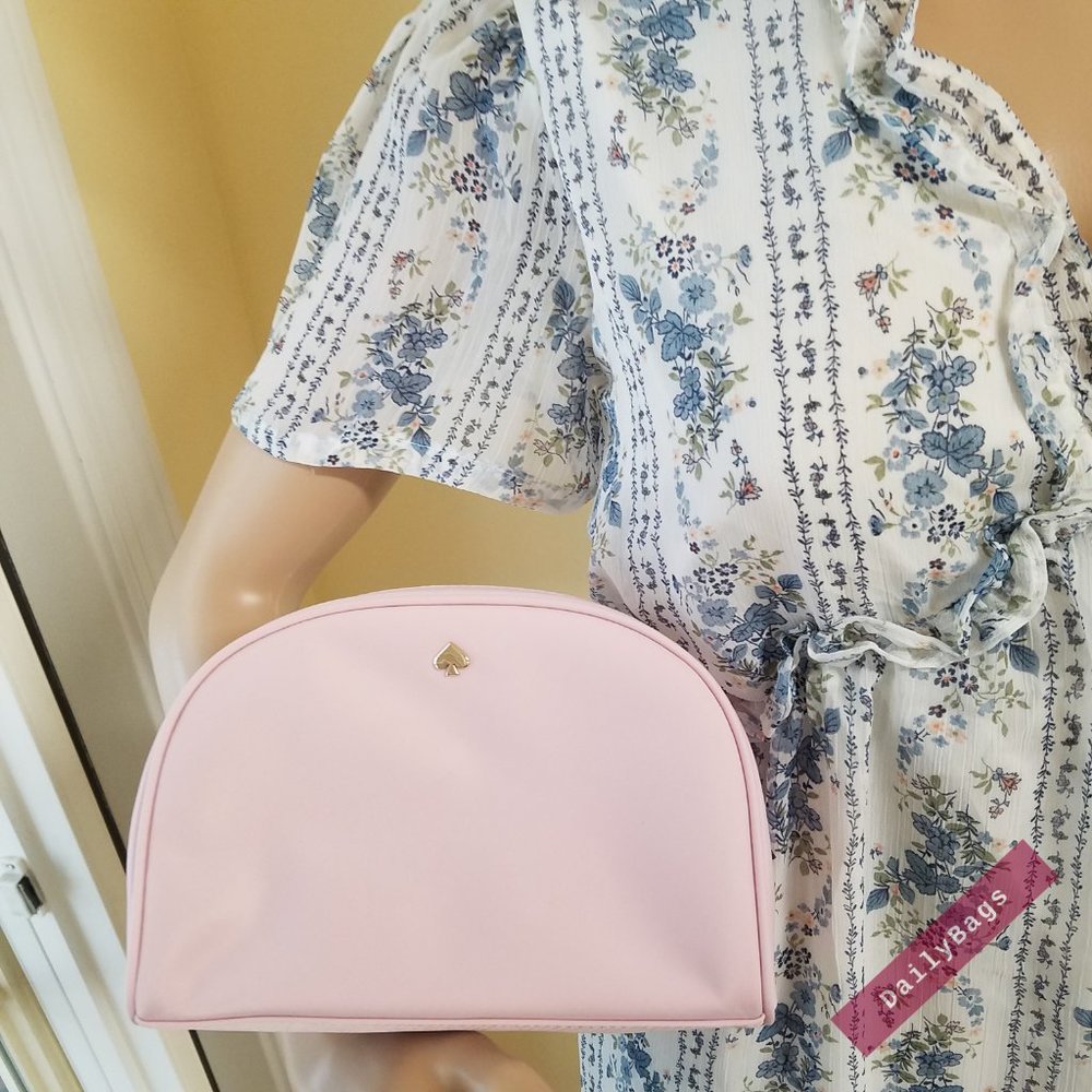 SERENDIPITY PINK MEDIUM DOME COSMETIC KATE SPADE - Picture 3 of 14